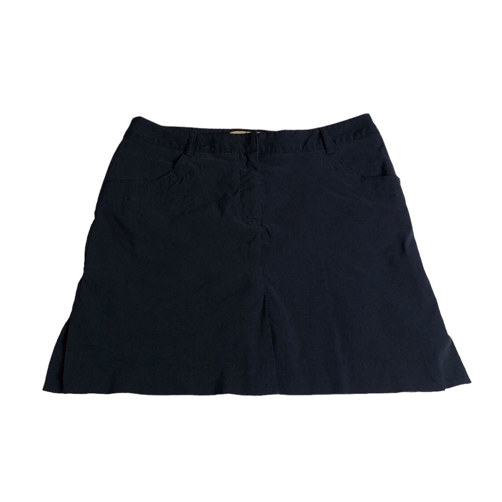 Sport Haley Skort Womens 6 Navy Blue Nylon Rayon Stretch Golf Tennis Preppy